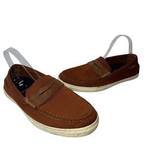 Cole Haan Size 8.5 Brown Caramel Slip On Flat Nantucket Comfy Work Loafer Shoes